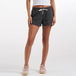 Vuori Ripstop Organic Cotton Pull On Drawstring Shorts Active Elastic Gray Sz M